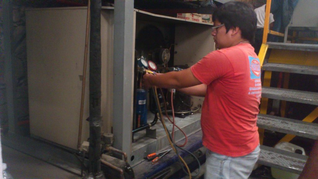 Instalación de aire acondicionado